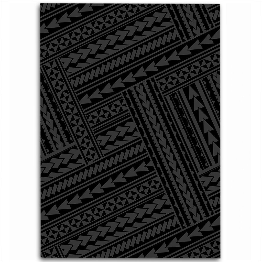 Hawaii Polynesian Nation Gray Area Rug - AH Luxurious - Polynesian Pride