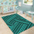 Hawaii Polynesian Nation Turquoise Area Rug - AH - Polynesian Pride