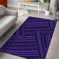 Hawaii Polynesian Nation Violet Area Rug - AH - Polynesian Pride