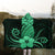 Hawaii Polynesian Pineapple Hibiscus Hooded Blanket - Green - AH - Polynesian Pride