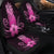 Hawaii Polynesian Pineapple Hibiscus Car Seat Covers - Pink - AH - Polynesian Pride