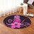 Hawaii Polynesian Pineapple Hibiscus Round Carpet - Pink - AH - Polynesian Pride