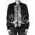 Hawaii Polynesian Pineapple Hibiscus Bomber Jacket - White - AH - Polynesian Pride