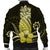 Hawaii Polynesian Pineapple Hibiscus Bomber Jacket - Yellow - AH - Polynesian Pride