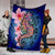 Hawaii Polynesian Pink Hibiscus Seahorse Premium Blankets - AH - Polynesian Pride