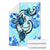 Hawaii Polynesian Plumeria Hibiscus Turtle Premium Blankets - AH - Jack Style - Blue - Polynesian Pride