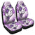 Hawaii Polynesian Plumeria Hibiscus Turtle Car Seat Covers - AH - Jack Style - Pink Universal Fit Black - Polynesian Pride