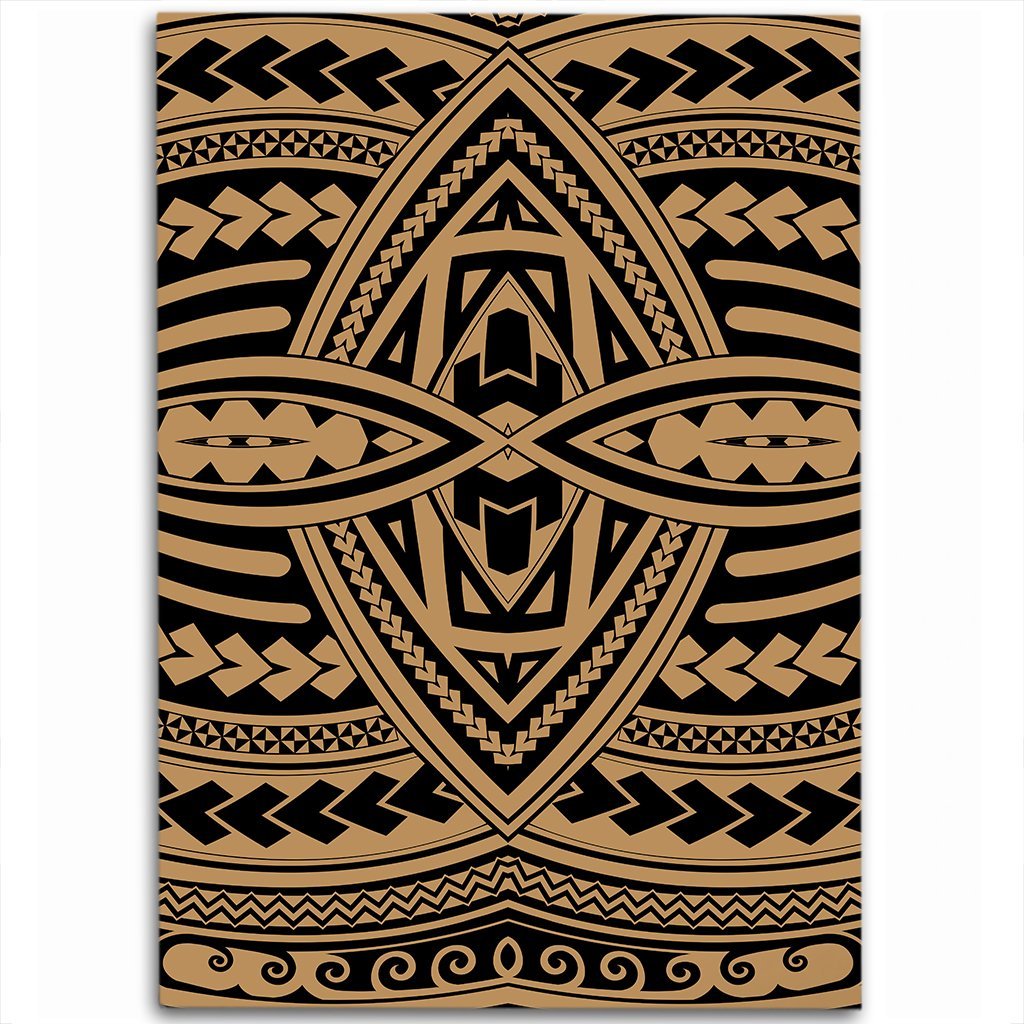 Hawaii Polynesian Seamless Gold Area Rug - AH Luxurious - Polynesian Pride