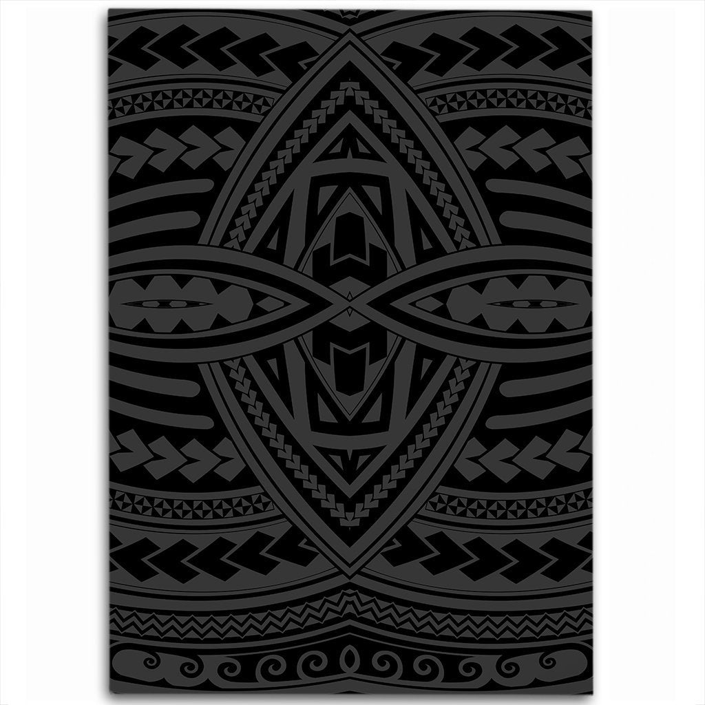 Hawaii Polynesian Seamless Gray Area Rug - AH Luxurious - Polynesian Pride