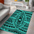 Hawaii Polynesian Seamless Turquoise Area Rug - AH - Polynesian Pride