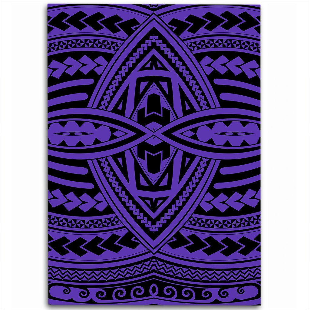 Hawaii Polynesian Seamless Violet Area Rug - AH Luxurious - Polynesian Pride