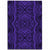 Hawaii Polynesian Symmetry Violet Area Rug - AH Luxurious - Polynesian Pride