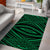 Hawaii Polynesian Tatau Green Area Rug - AH - Polynesian Pride