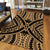 Hawaii Polynesian Tradition Gold Area Rug - AH - Polynesian Pride