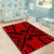 Hawaii Polynesian Tradition Red Area Rug - AH - Polynesian Pride