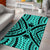 Hawaii Polynesian Tradition Turquoise Area Rug - AH - Polynesian Pride