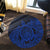 Hawaii Polynesian Turtle Round Carpet - Blue - AH - Polynesian Pride