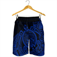 Hawaii Polynesian Turtle Men's Shorts - Blue - AH - Polynesian Pride