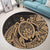 Hawaii Polynesian Turtle Round Carpet - Gold - AH - Polynesian Pride