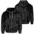 Hawaii Polynesian Turtle Zip Hoodie Gray Unisex Art - Polynesian Pride