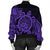 Hawaii Polynesian Turtle Bomber Jacket - Purple - AH - Polynesian Pride