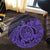 Hawaii Polynesian Turtle Round Carpet - Purple - AH - Polynesian Pride