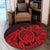 Hawaii Polynesian Turtle Round Carpet - Red - AH - Polynesian Pride