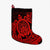 Hawaii Polynesian Turtle Christmas Stocking - Red - AH Christmas Stocking 26 X 42 cm Black - Polynesian Pride