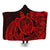 Hawaii Polynesian Turtle Hooded Blanket - Red - AH Hooded Blanket White - Polynesian Pride