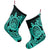 Hawaii Polynesian Turtle Christmas Stocking - Turquoise - AH - Polynesian Pride