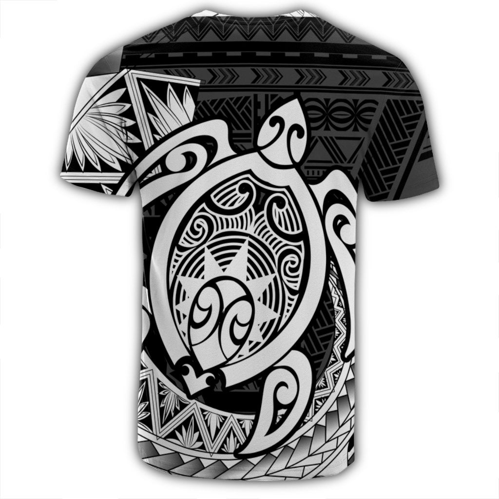 Hawaii Polynesian Turtle T Shirt White - Polynesian Pride