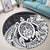 Hawaii Polynesian Turtle Round Carpet - White - AH - Polynesian Pride