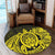 Hawaii Polynesian Turtle Round Carpet - Yellow - AH - Polynesian Pride