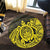 Hawaii Polynesian Turtle Round Carpet - Yellow - AH - Polynesian Pride