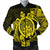 Hawaii Polynesian Turtle Bomber Jacket - Yellow - AH Black Unisex - Polynesian Pride