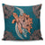 Hawaii Polynesian Turtle Hibiscus Pillow Covers - AH Pillow Covers Black - Polynesian Pride