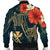 Hawaii Polynesian Turtle Hibiscus Bomber Jacket - Nolan Style - AH - Polynesian Pride