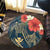 Hawaii Polynesian Turtle Hibiscus Round Carpet - Nolan Style - AH - Polynesian Pride