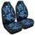 Hawaii Polynesian Turtle Hibiscus Car Seat Covers - Pastel Blue - AH Universal Fit Black - Polynesian Pride