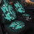 Hawaii Polynesian Turtle Hibiscus Car Seat Covers - Turquoise - AH - Polynesian Pride