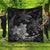 Hawaii Polynesian Turtle Plumeria Premium Quilts - Pog Style Gray - AH Black - Polynesian Pride