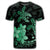 Hawaii Polynesian Turtle Plumeria T Shirt Pog Style Green - Polynesian Pride