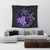 Hawaii Polynesian Turtle Plumeria Tapestry - Pog Style Purple - AH - Polynesian Pride
