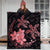 Hawaii Polynesian Turtle Plumeria Premium Quilts - Pog Style Red - AH - Polynesian Pride