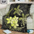 Hawaii Polynesian Turtle Plumeria Premium Blankets - Pog Style Yellow - AH - Polynesian Pride