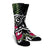 Hawaii Polynesian Turtle Tropical Hibiscus Plumeria Crew Socks - AH - Polynesian Pride