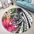 Hawaii Polynesian Turtle Tropical Hibiscus Plumeria Round Carpet - AH - Polynesian Pride