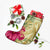 Hawaii Polynesian Turtle Tropical Hibiscus Plumeria Christmas Stocking - Beige - AH - Polynesian Pride