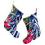 Hawaii Polynesian Turtle Tropical Hibiscus Plumeria Christmas Stocking - Blue - AH - Polynesian Pride