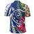 Hawaii Polynesian Turtle Tropical Hibiscus Plumeria Polo Shirt Blue - Polynesian Pride